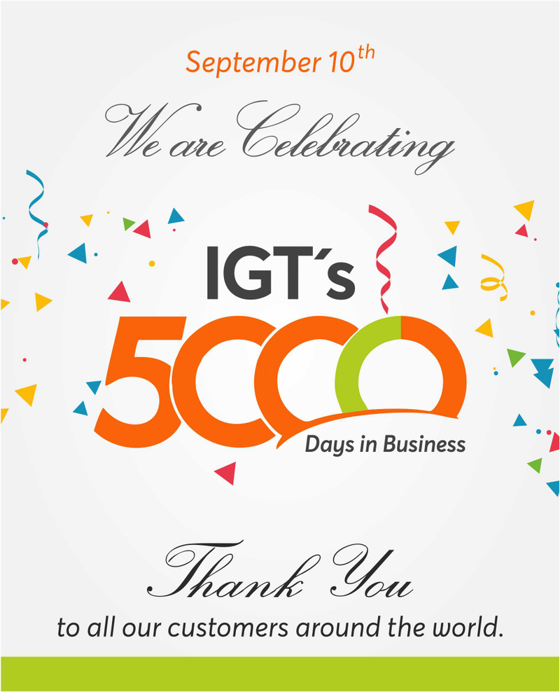 Illustration for article titled Integrated Gas Technologies
Celebrating 5000 Days in Business